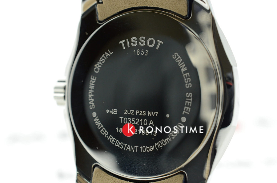 Часы Tissot Couturier Lady T035.210.16.041.00 — синий, сталь металл