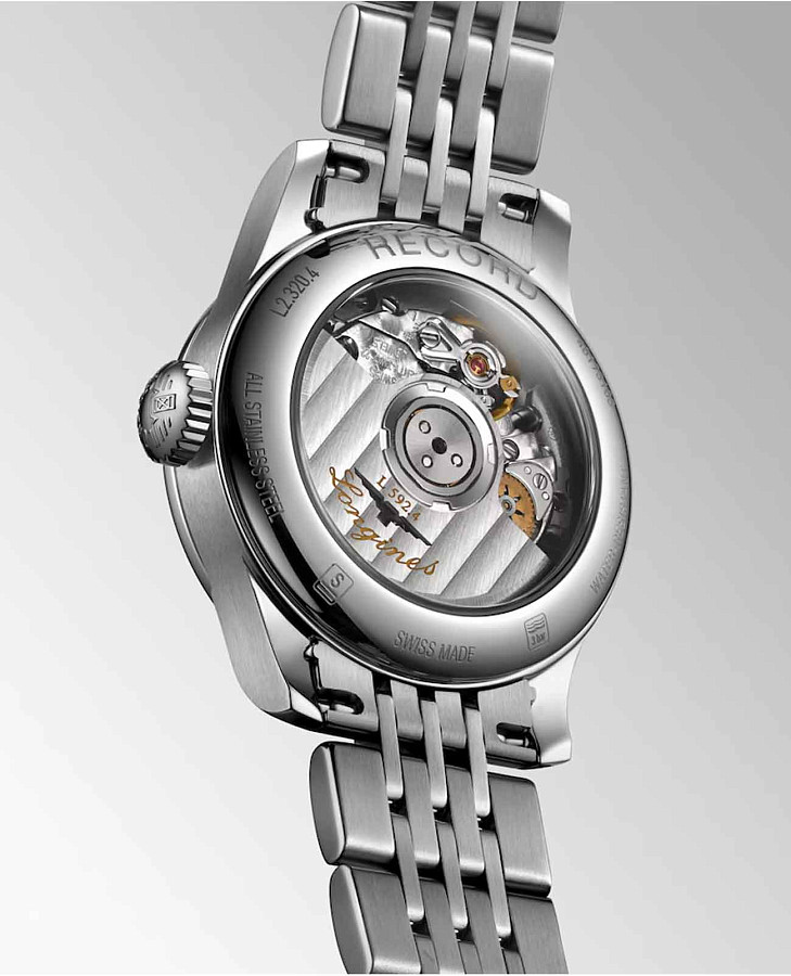 Часы Longines Record Collection L2.320.4.11.6 — металл сталь, Швейцария