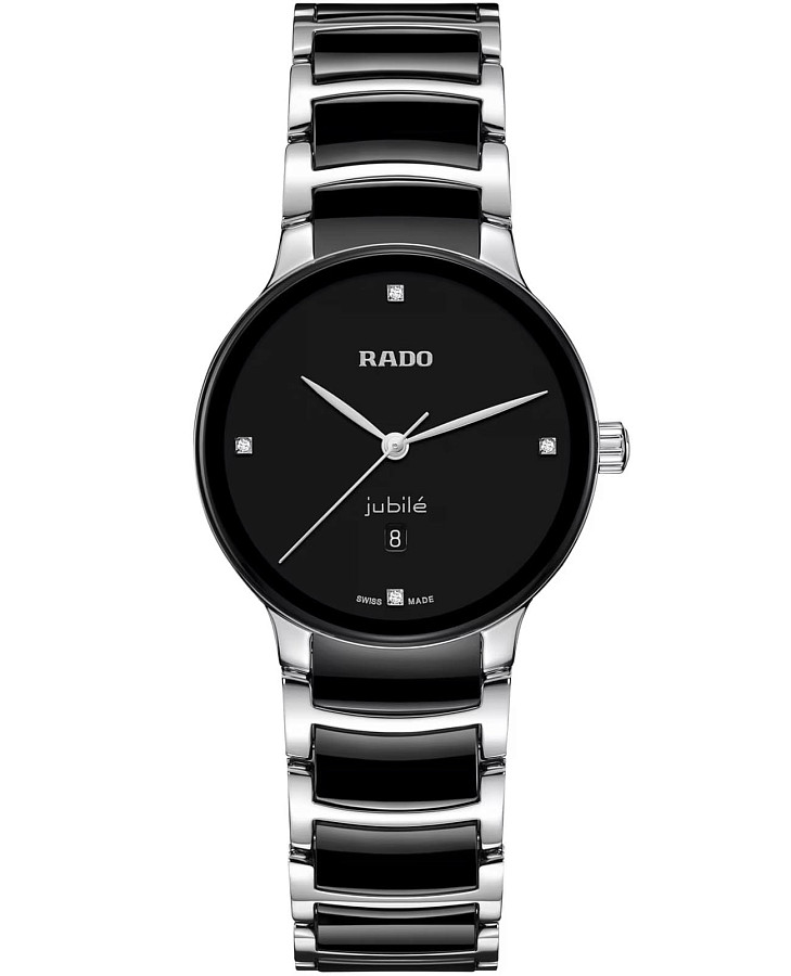 Часы Rado Centrix Diamonds R30026712 — женские, черный
