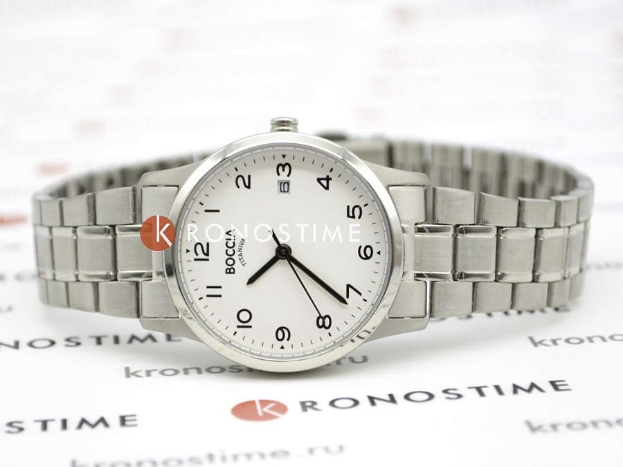Часы Boccia Titanium 3302-01 — Германия, кварцевые