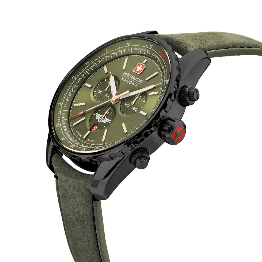Часы Swiss Military Hanowa SMWGC0000340 — кварцевые, металл сталь