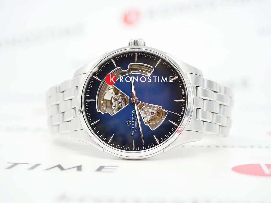 Часы Hamilton Jazzmaster Open Heart Auto H32675140 — механические, сталь металл