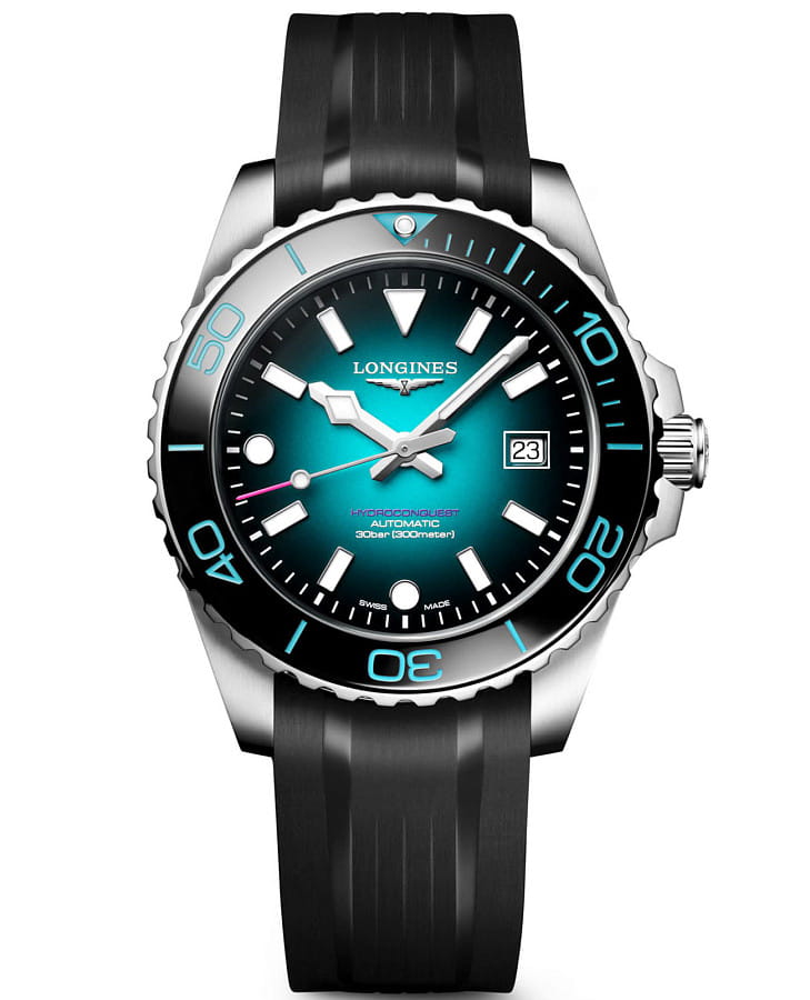 Часы Longines HydroConquest L3.788.4.09.9 — мужские, синий
