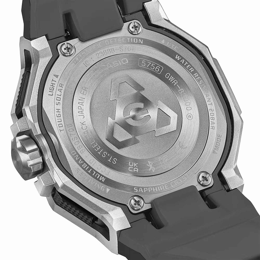 Часы Casio G-Shock GWR-B3000-1A — кварцевые, карбон сталь металл