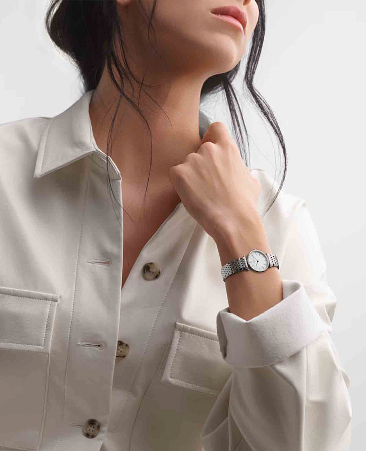 Часы Longines La Grande Classique L4.209.4.71.6 — женские, серебристый
