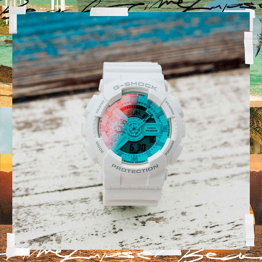 Часы Casio G-Shock GA-110TL-7ADR (GA-110TL-7A) — пластик, мужские