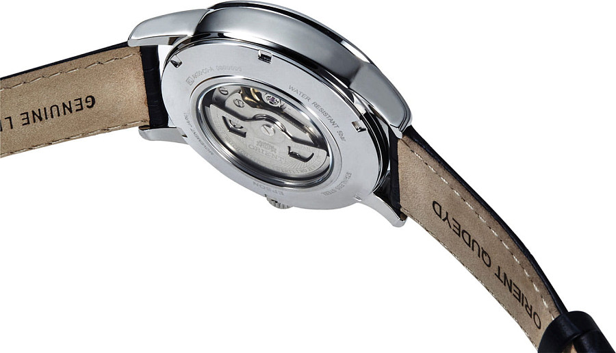 Часы Orient Sun And Moon RA-AK0010B (RN-AK0010B) — мужские, кожаный