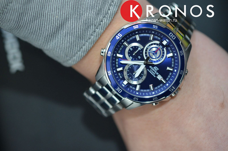 Часы Casio Edifice EFR-547D-2A — алюминий сталь металл, нержавеющая сталь
