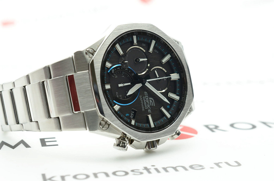 Часы Casio Edifice EQB-1100D-1A — кварцевые, металл сталь
