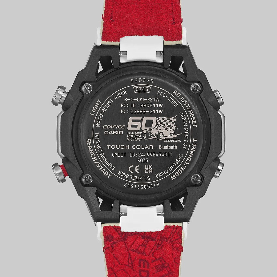 Часы Casio Edifice Honda Racing ECB-2300HR-1A — артикул ECB-2300HR-1A