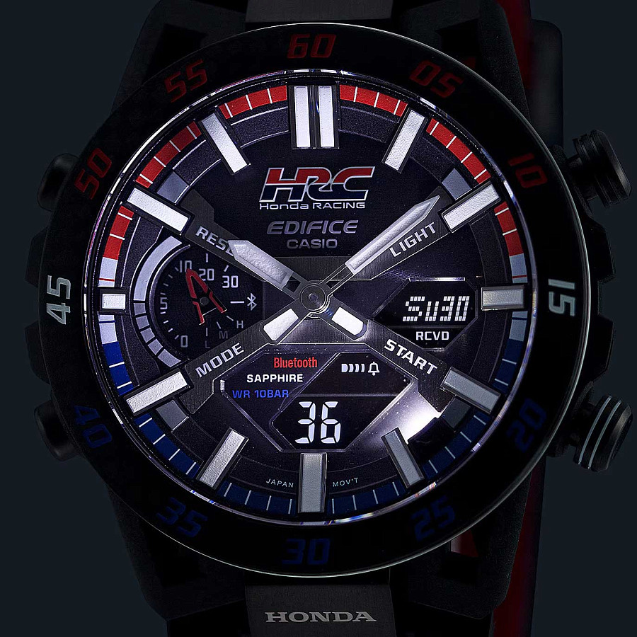 Часы Casio Edifice HRC x Honda Racing ECB-2000HR-1A — артикул ECB-2000HR-1A