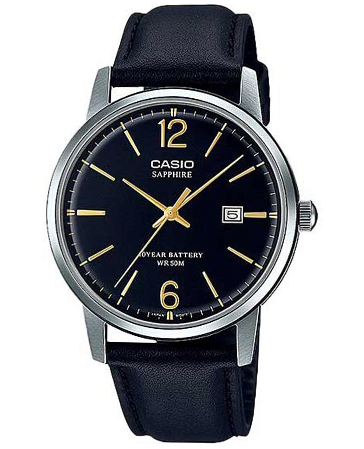 Часы Casio Collection MTS-110L-1A — мужские, черный
