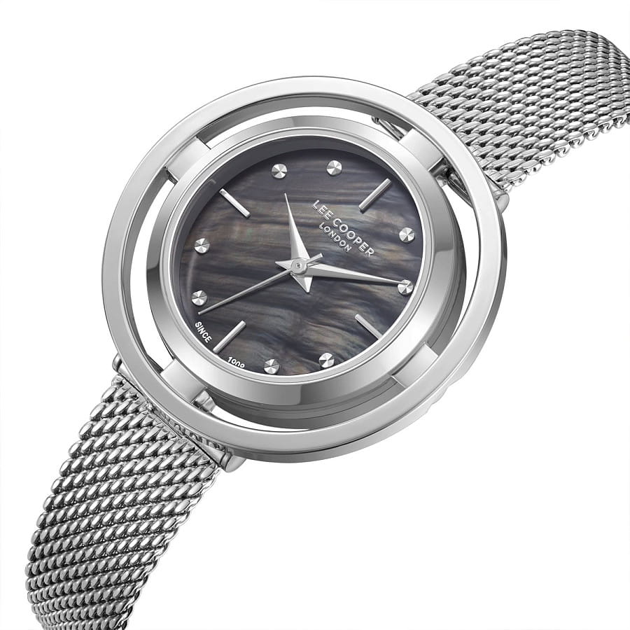 Часы Lee Cooper LC08052.350 — кварцевые, металл суперметалл