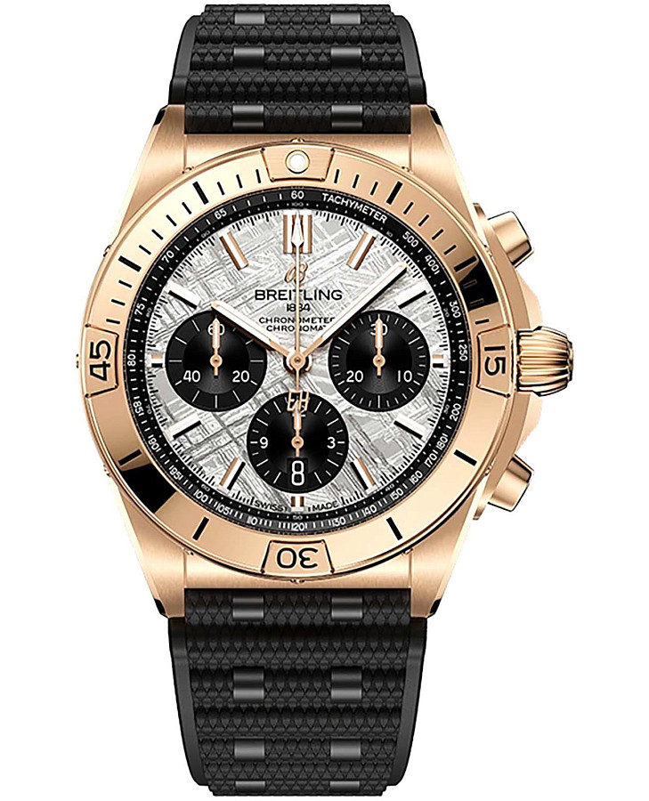 Часы Breitling Chronomat B01 42 Erling Haaland RB01347A1F1S1 — мужские, серый