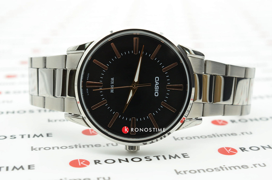 Часы Casio MTP-1303PD-1A3VEF — нержавеющая сталь, мужские