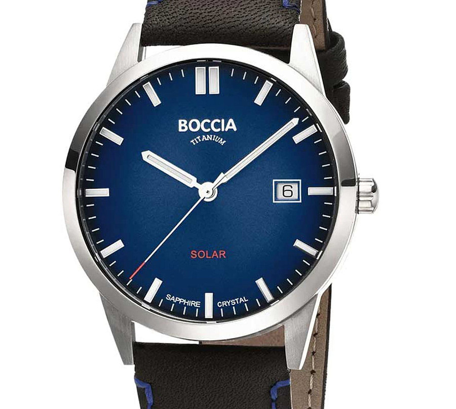 Часы Boccia Titanium Circle-Oval 3673-01 — кварцевые, титан
