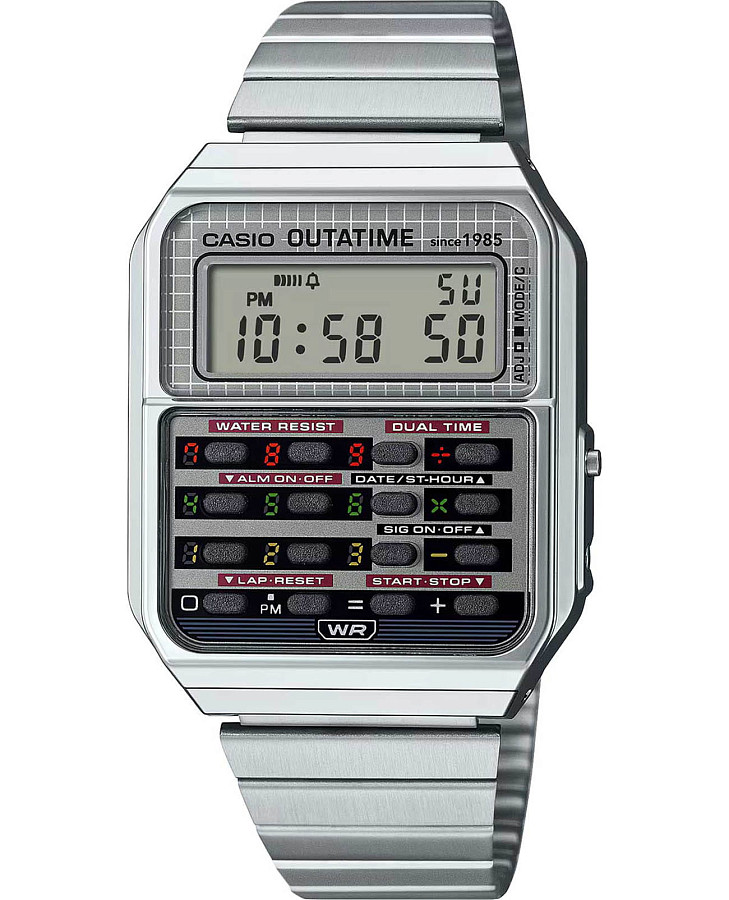 Часы Casio Vintage CA-500WEBF-1A — женские, антрацитовый