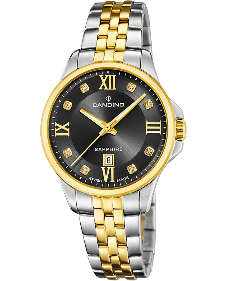 Часы Candino Lady Elegance Date C4767/5 — женские, черный
