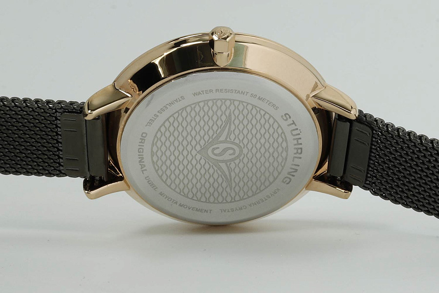 Часы Stuhrling Symphony 3946.4 — нержавеющая сталь с pvd-покрытием, женские