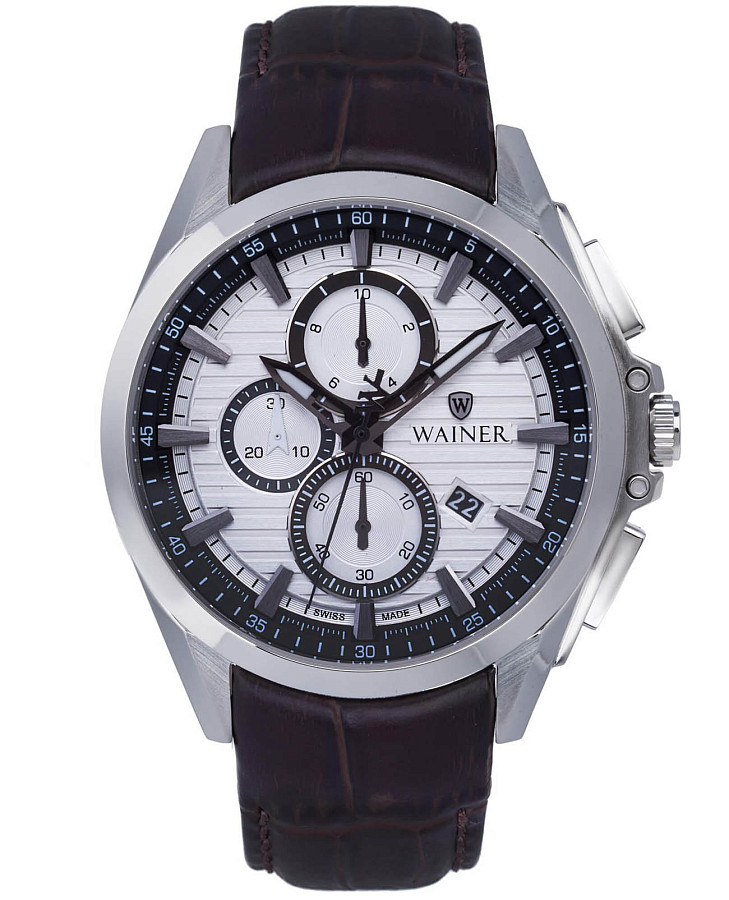 Часы Wainer Classic WA.19400-A — мужские, белый
