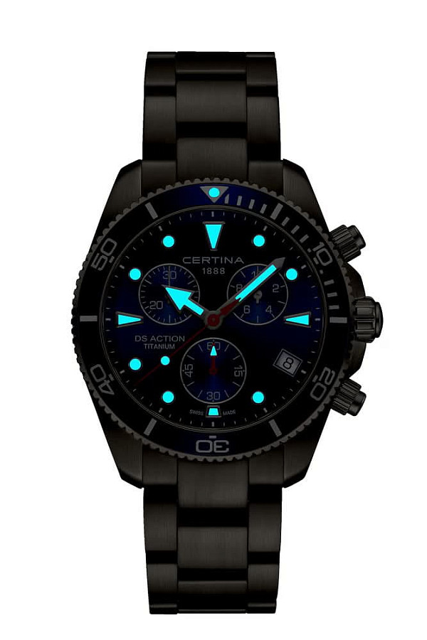 Часы Certina DS Action Chrono C048.417.44.041.00 — титан, Швейцария