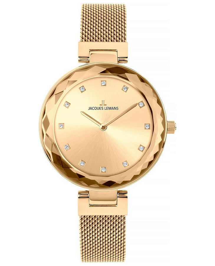 Часы Jacques Lemans Design Collection 1-2139C — женские, золотистый