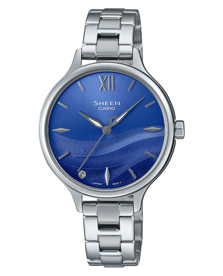 Часы Casio Sheen SHE-4550D-2B — женские, синий