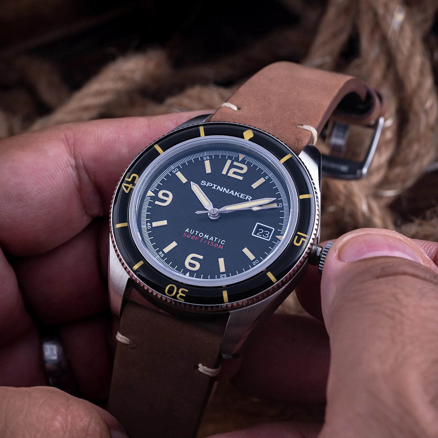 Часы Spinnaker Fleuss SP-5055-01 — сталь металл, Англия