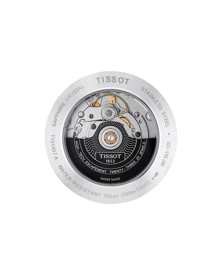 Часы Tissot PR 100 Powermatic 80 T101.407.11.051.00 — сталь металл, Швейцария