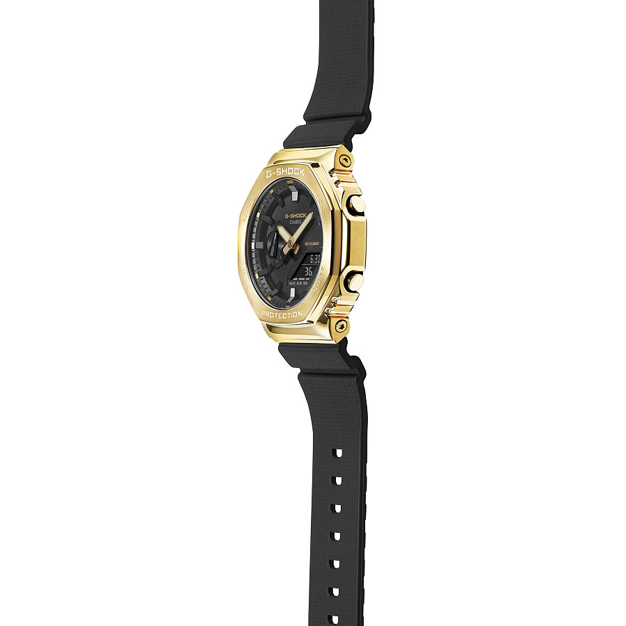 Часы Casio G-Shock GM-2100G-1A9DR (GM-2100G-1A9) — черный, металл сталь пластик