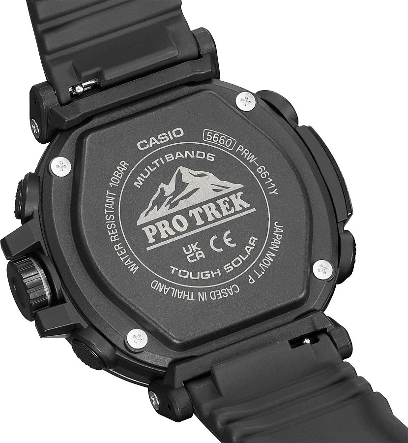 Часы Casio Pro Trek PRW-6621Y-1ER — кварцевые, Япония, мужские