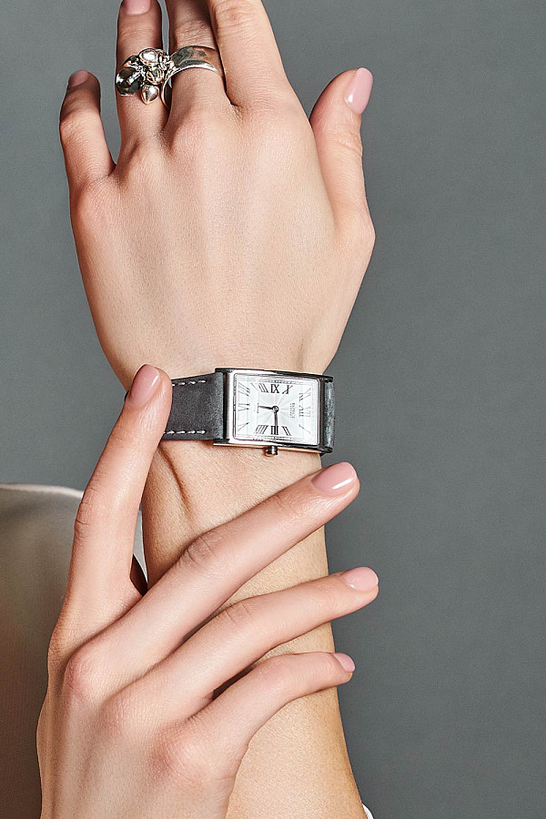 Часы Boccia Titanium 3285-08 — белый, титан