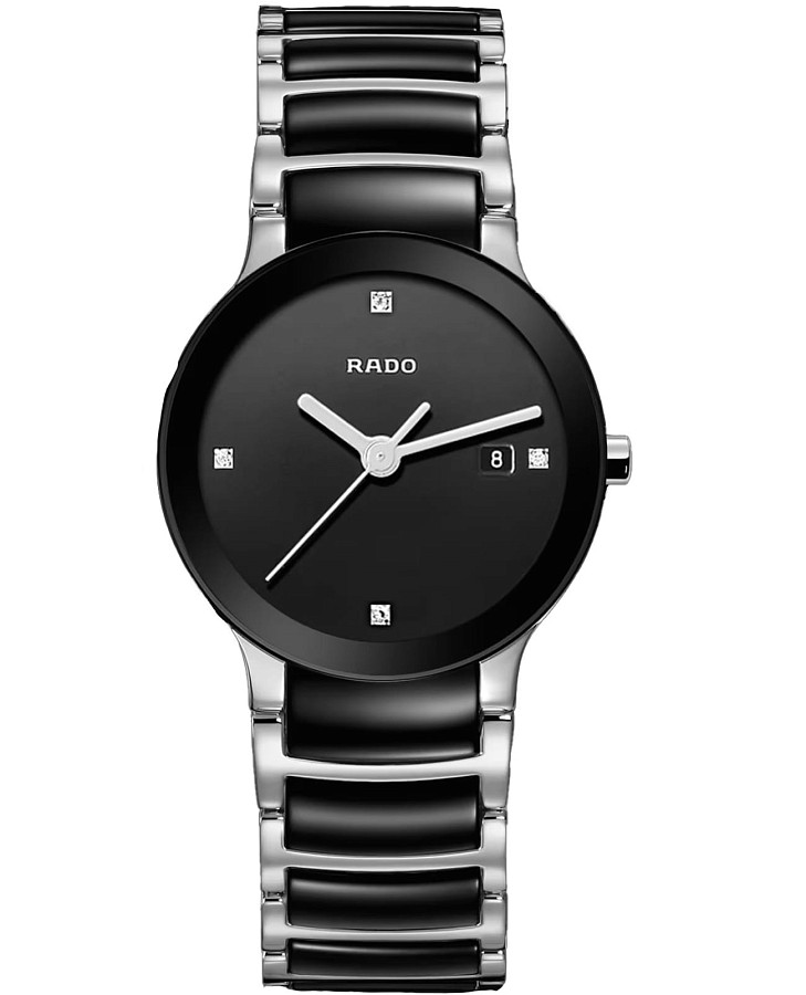 Часы Rado Centrix Diamonds R30935712 — женские, черный