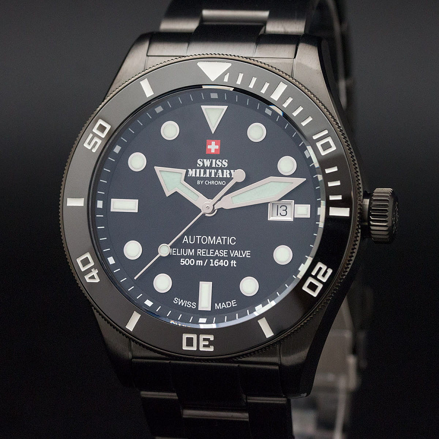 Часы Swiss Military by Chrono Diver SMA34075.04 — артикул SMA34075.04