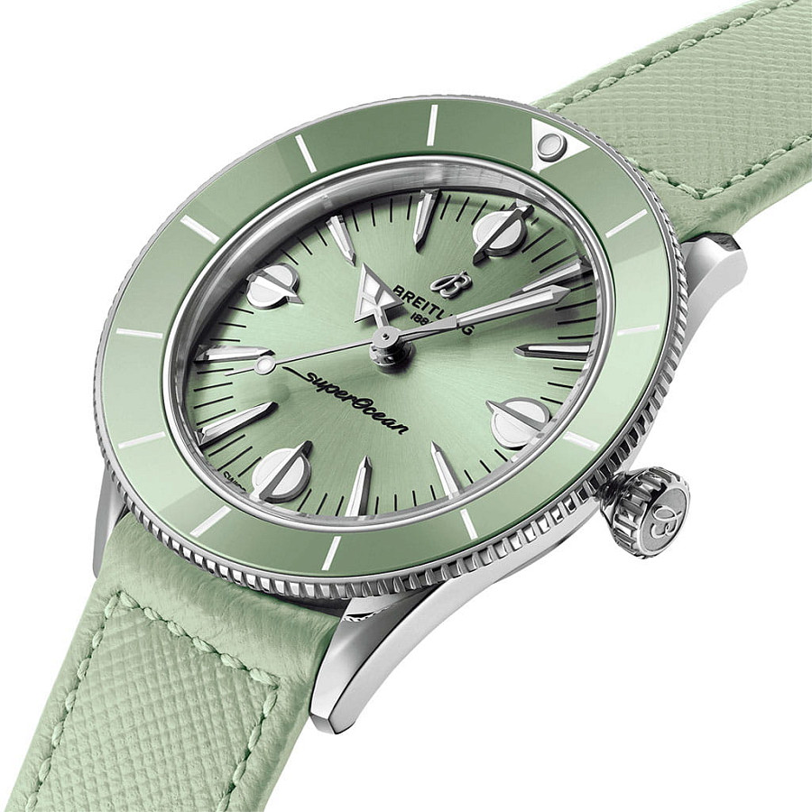 Часы Breitling Superocean Heritage ’57 Pastel Paradise A10340361L1X1 — механические, сталь металл