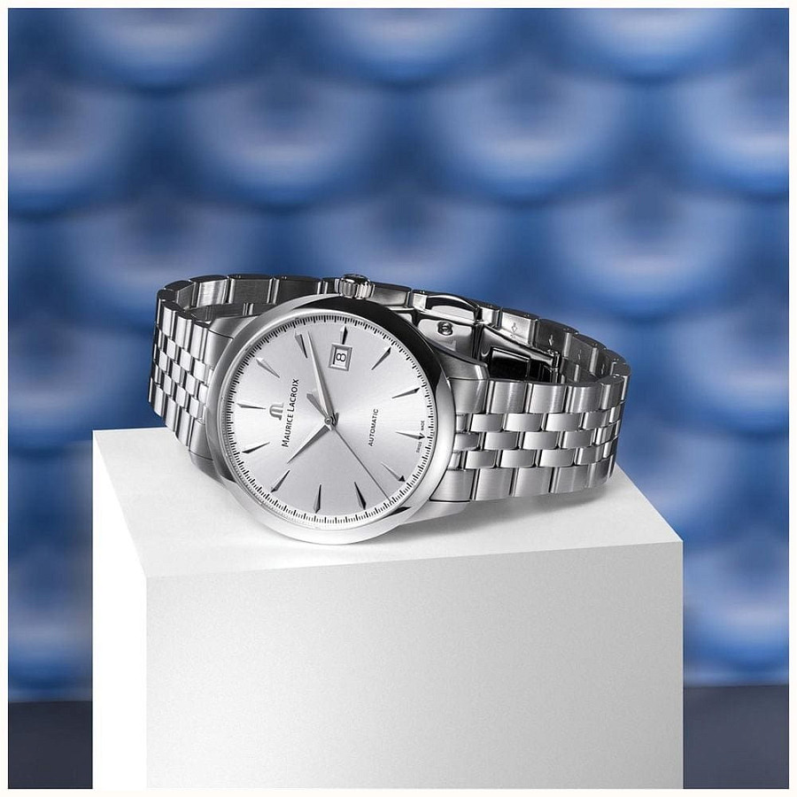 Часы Maurice Lacroix 1975 751007-SS002-130-1 — серебристый, сталь металл