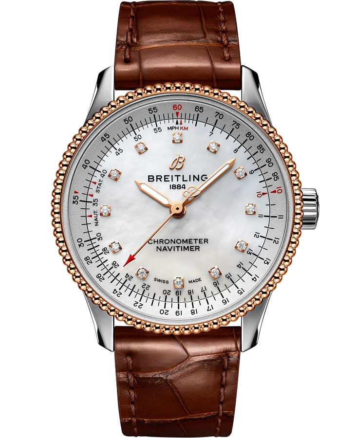 Часы Breitling Navitimer Automatic 35 U17395211A1P2 — женские, белый