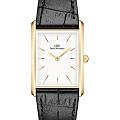 Шведские наручные часы Daniel Wellington Bound Black Crocodile Gold DW00100740