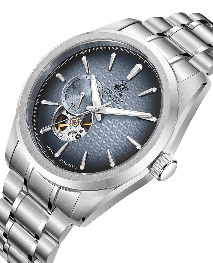 Часы Beverly Hills Polo Club BP3915X.391 — голубой, металл сталь