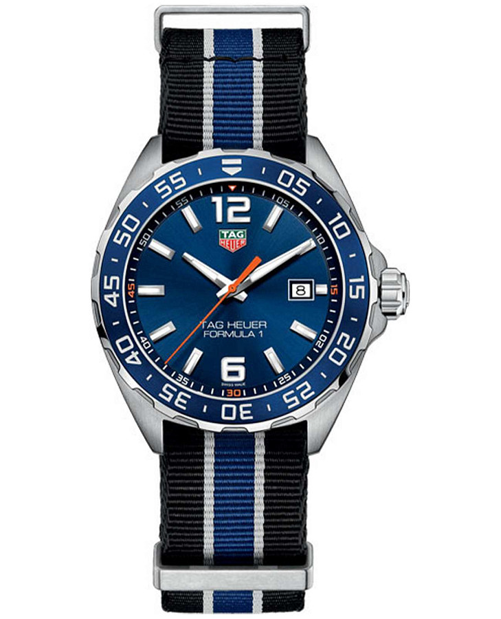 Часы TAG Heuer Formula 1 WAZ1010.FC8197 — мужские, синий