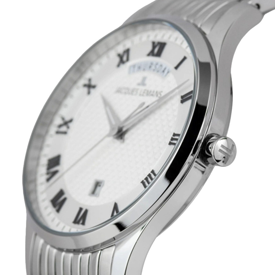 Часы Jacques Lemans London 1-2193N — кварцевые, сталь металл