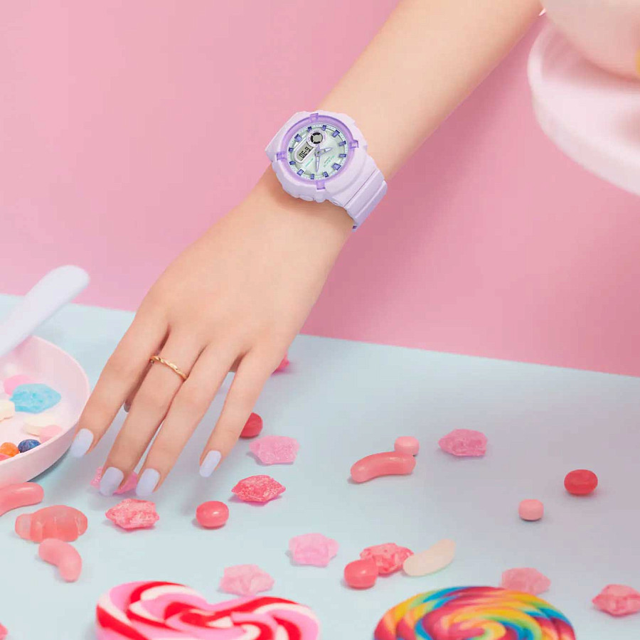 Часы Casio Baby-G BGA-280SW-6A — кварцевые, пластик