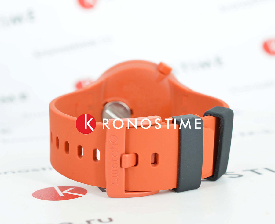 Часы Swatch Big Bold Lacquered SB01R100 — пластик, Швейцария