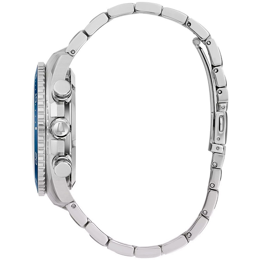 Часы Bulova High Frequency Quartz 98B393 — кварцевые, сталь металл