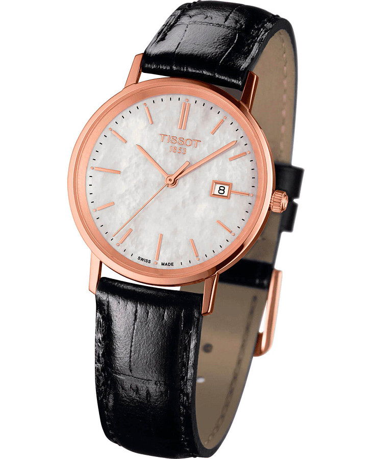 Часы Tissot Goldrun Lady 18K Gold T922.210.76.111.00 — кварцевые, золото металл