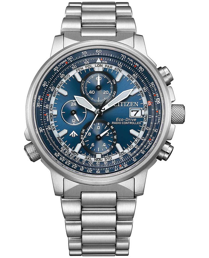 Часы Citizen Promaster AT8300-58L — мужские, синий