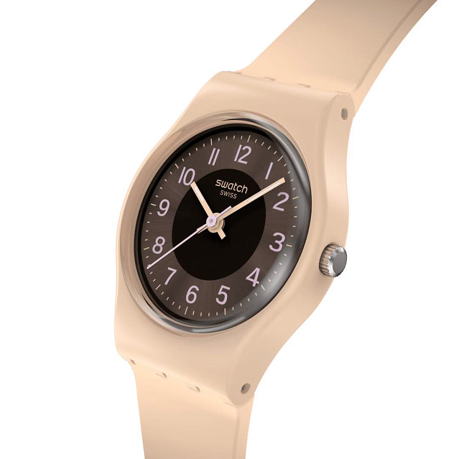 Часы Swatch Espresso Charm LT104 — кварцевые, пластик