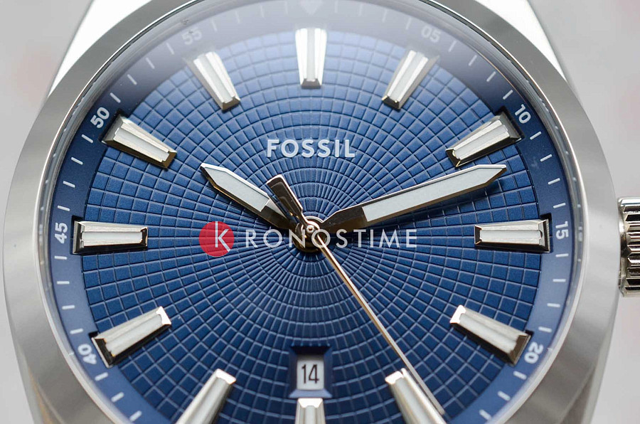 Часы Fossil Everett FS5822 — нержавеющая сталь, мужские