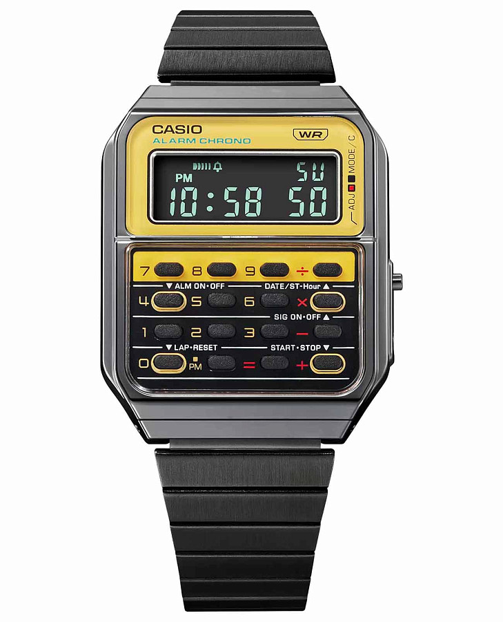 Часы Casio Vintage CA-500WEGG-9BDF (CA-500WEGG-9B) — кварцевые, пластик