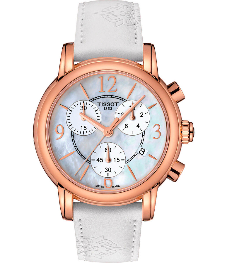 Часы Tissot Dressport T050.217.37.117.00 — женские, перламутровый